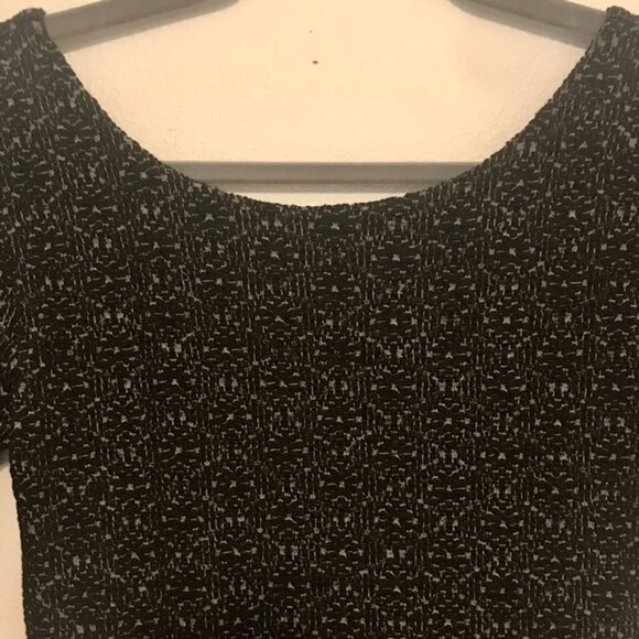 Free People Women's Lady Pucker Black Scoop-Back Bodycon Cocktail Dress.‎ Size S - Picture 5 of 12